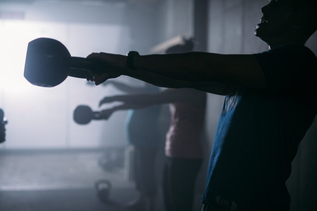 Kettle Bell Swings.